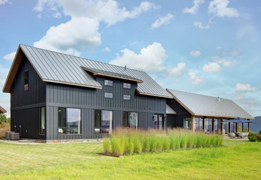 Country modern barn with 400 Series triple pane windows