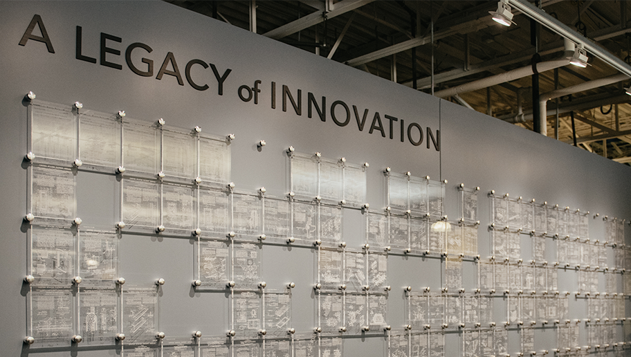 legacy of innovation wall