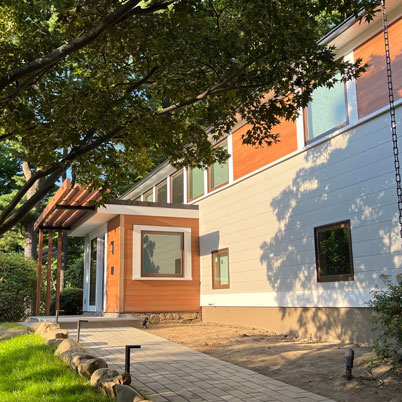 Modern home from 2022 Dwell contest submission featuring Andersen Windows.