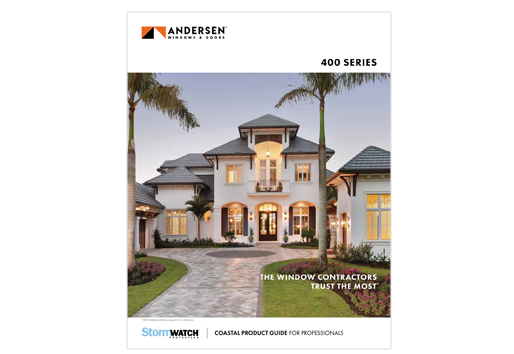 screenshot of andersen 400 series coastal product guide cover 