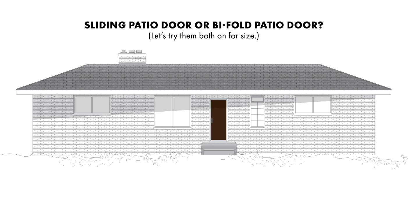 Animation of testing sliding vs bi-folding doors