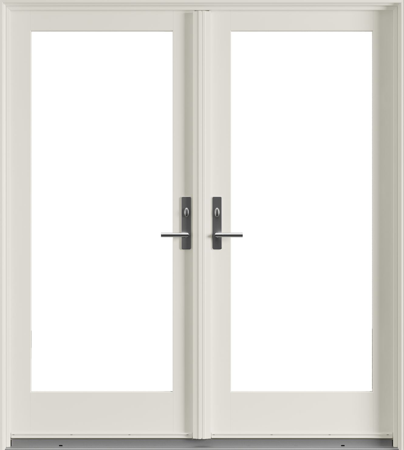 andersen 400 series hinged patio door in white exterior