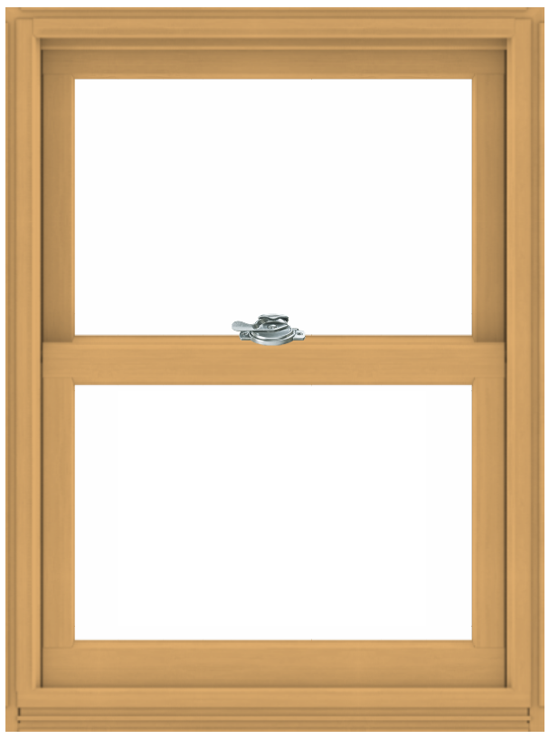 a series double hung andersen window in pine