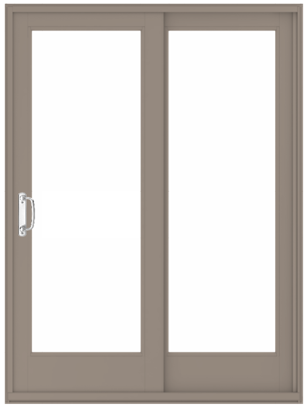 a series gliding patio andersen door in sandtone
