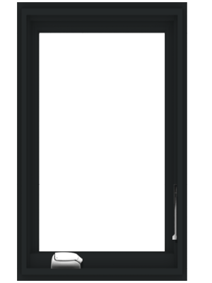 andersen e series casement window with black trim