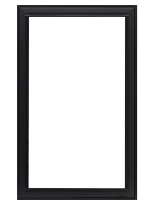 100 Series Casement window exterior black
