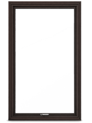 100 Series Casement window interior dark bronze