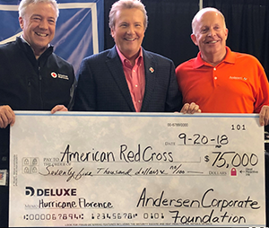 Andersen Donates $75k to Hurricane Florence Relief