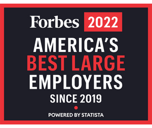 ‘America's Best Large Employers’ since 2019 by Forbes Logo