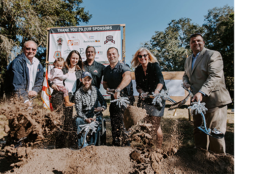 Jared Allen Home for Wounded Warriors Travis Dunn Home Groundbreaking