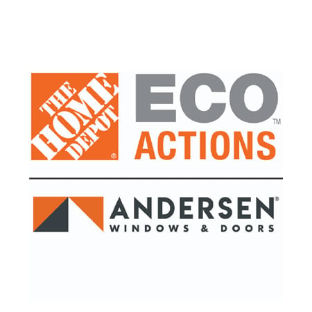 eco partner logo alongside the andersen windows logo