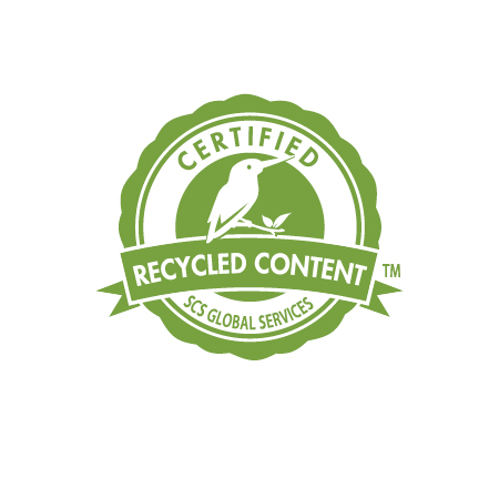 certified recycled content logo
