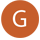letter g in circle icon