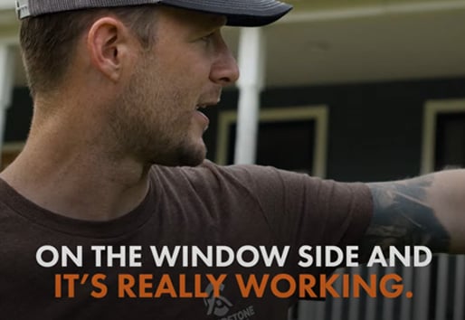 thumbnail for certified contractor video, man pointing and looking at windows in house