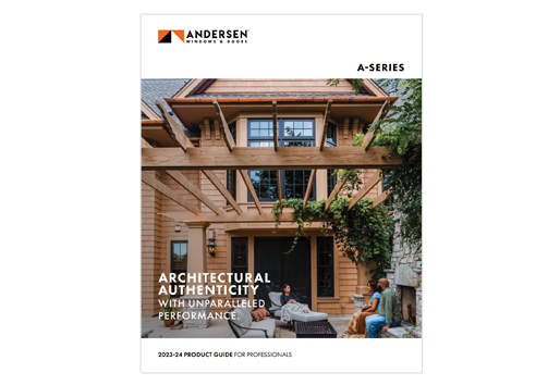 screenshot of andersen a-series product guide cover 
