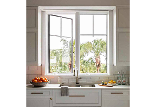 billhuey-architecture Kitchen Casement Window over Sink