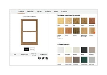 Use this Andersen® Windows tool to create the perfect window and door design.