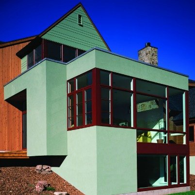 International Modern home style color palette