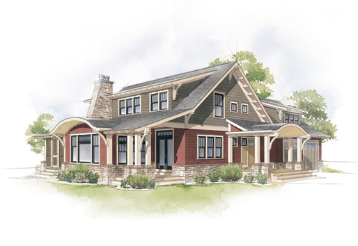 craftsman bungalow home style