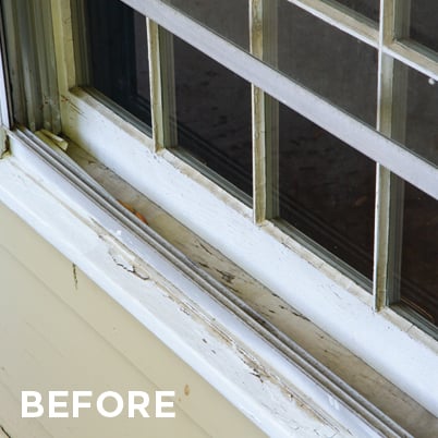100 Series Replacement Windows Before/After