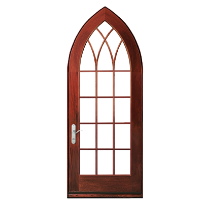 gothic doors illustration