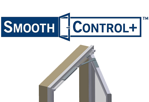smooth control logo with illustration of andersen window opening