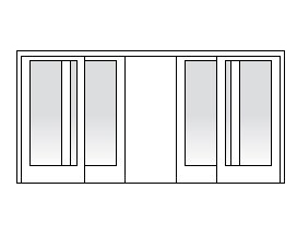 gliding-door-four-panel-center-open