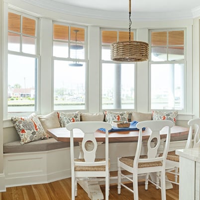 400 Series Woodwright Double-Hung Windows Breakfast Nook