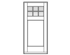 Andersen Entry Door Style 401 with grilles