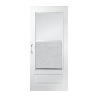 6 Series 3/4 Light Panel Ventilating Storm Door Exterior