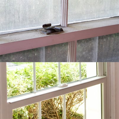 Before & After Replacement Windows project #4