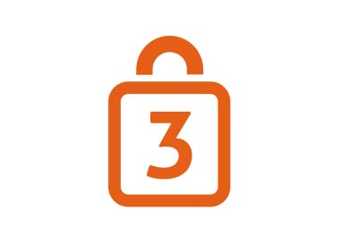 Design Go Birthday Date Lock One Size Orange 