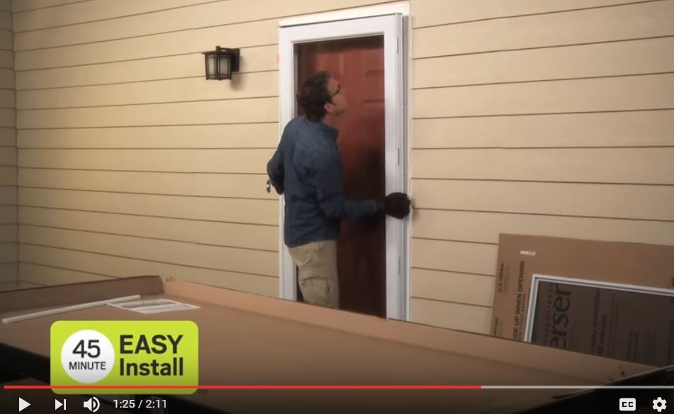 easy storm door installation