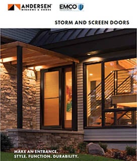 Andersen EMCO storm doors brochure